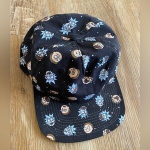 Rick And Morty Adult Swim Cartoon Bioworld Snapback Hat Flat Bill